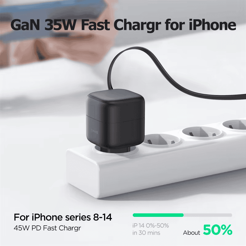 CableMate™ 35W Foldable Charger