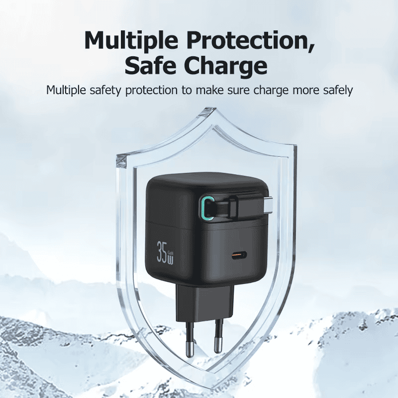 CableMate™ 35W Foldable Charger