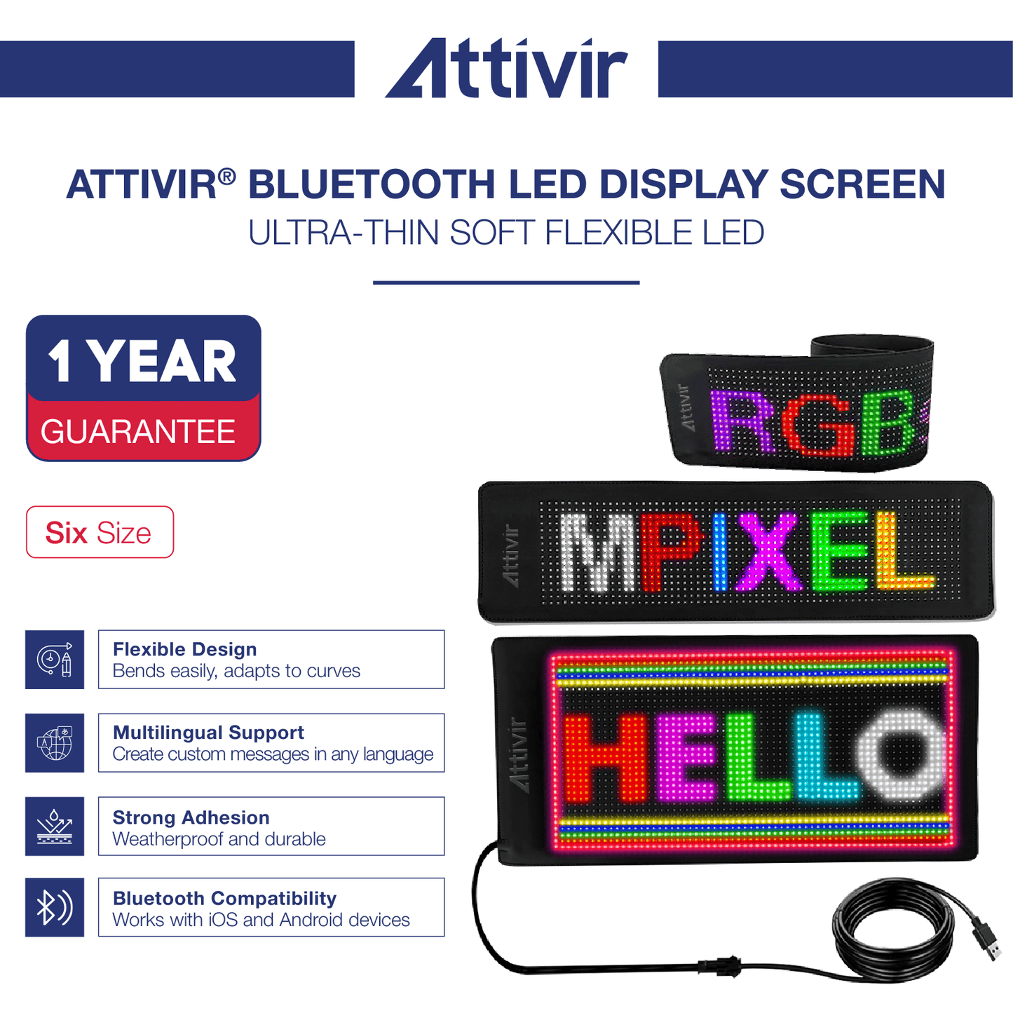 FlexiGlow™ Smart LED Display