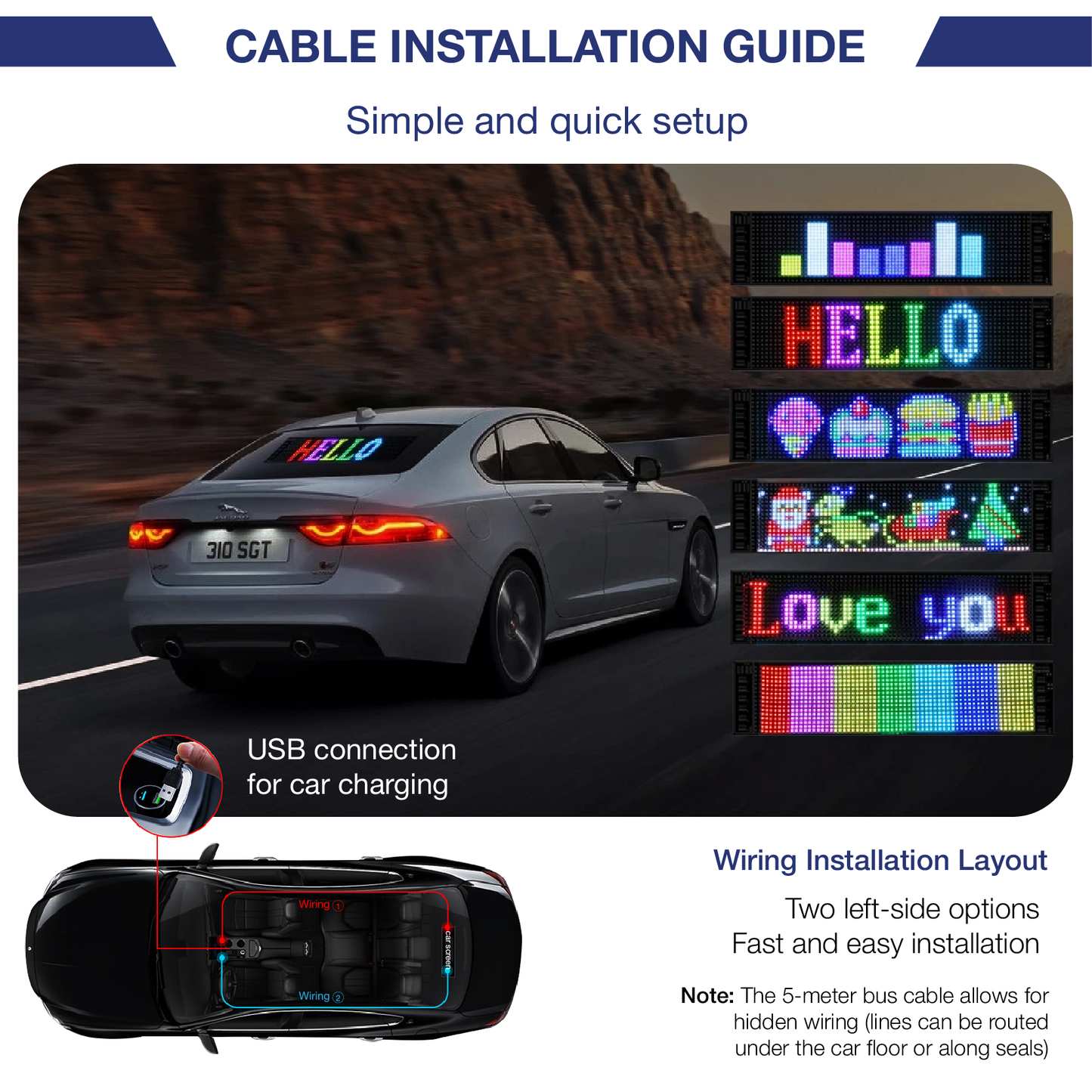FlexiGlow™ Smart LED Display