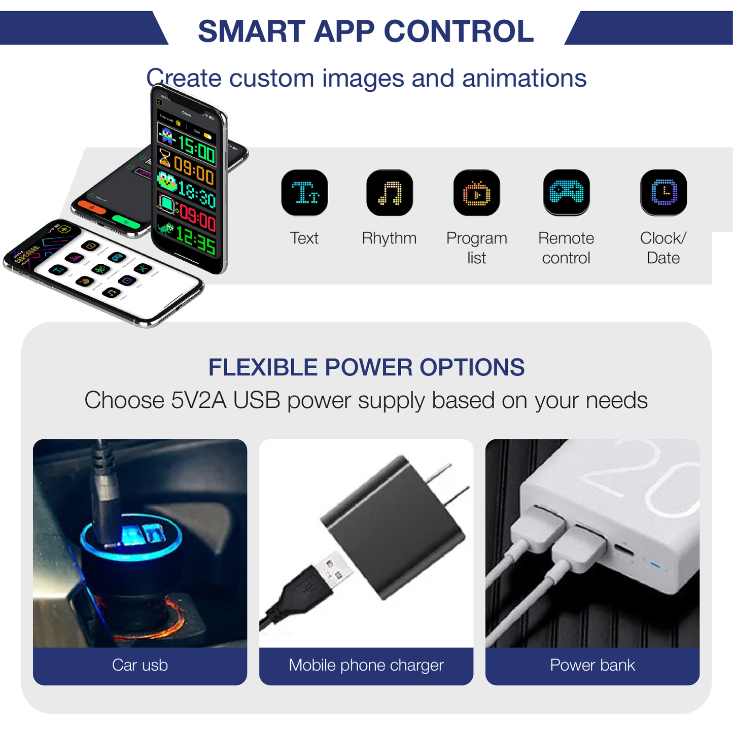 FlexiGlow™ Smart LED Display