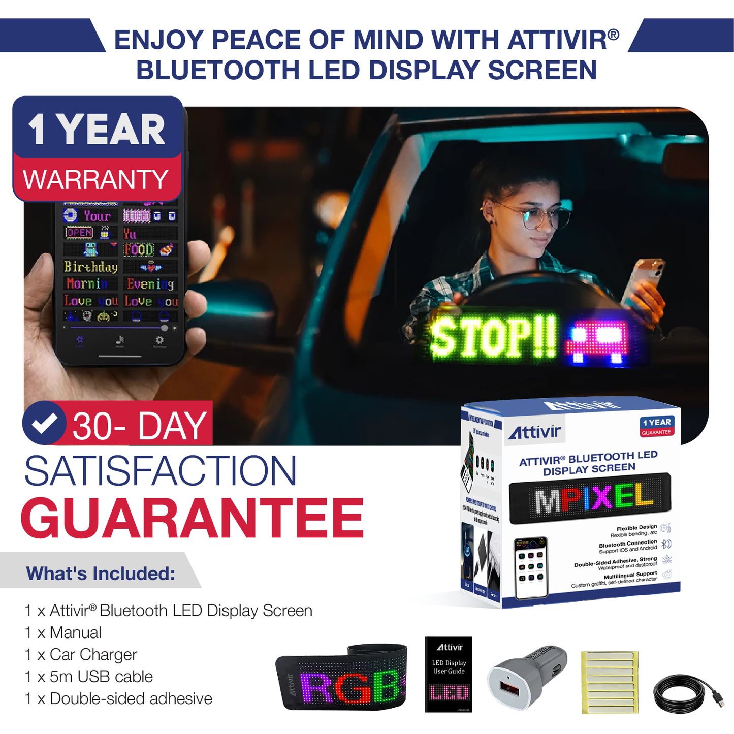 FlexiGlow™ Smart LED Display