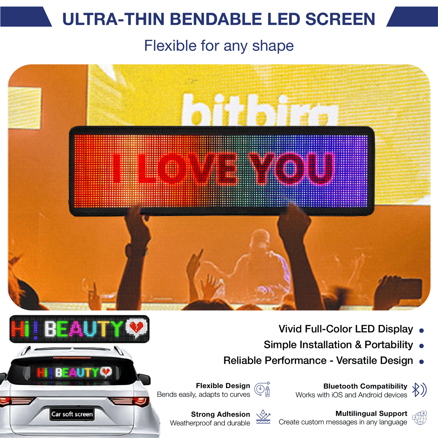 FlexiGlow™ Smart LED Display