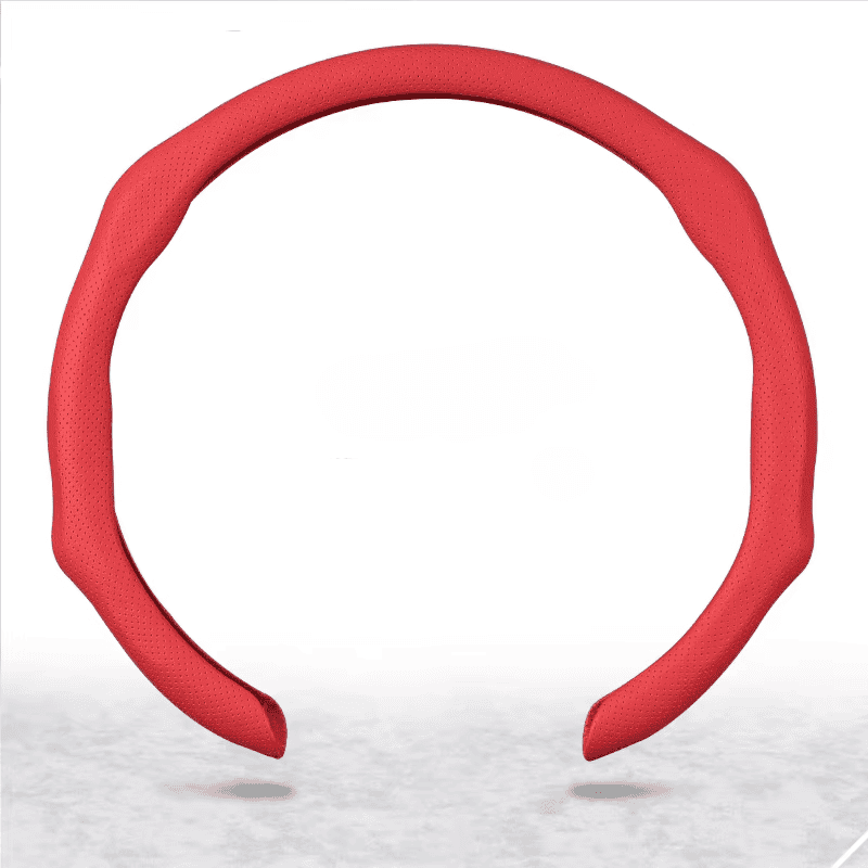 LuxeGrip™ Premium Leather Steering Wheel Cover