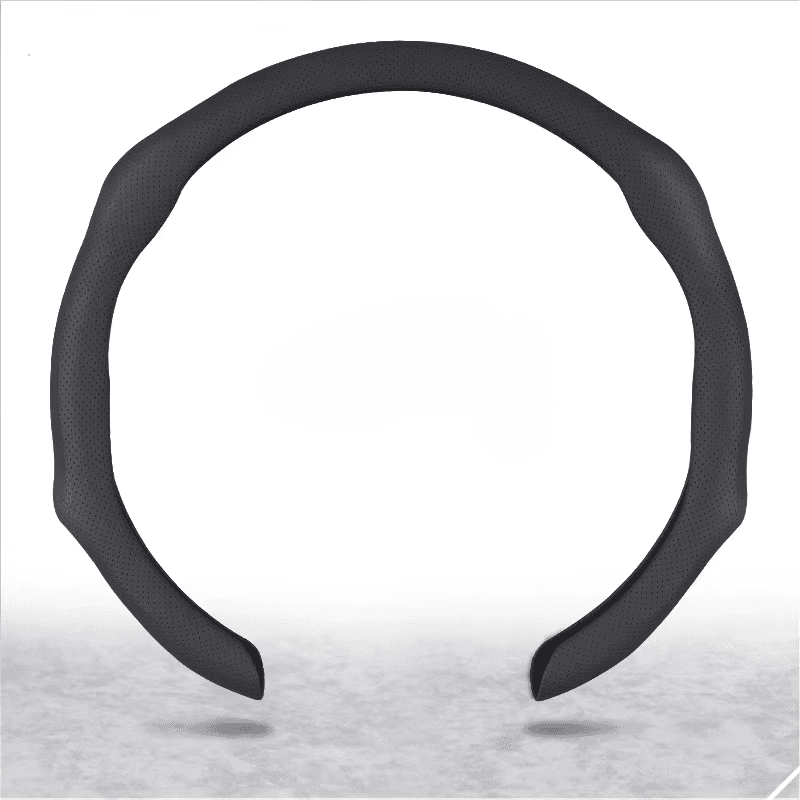 LuxeGrip™ Premium Leather Steering Wheel Cover