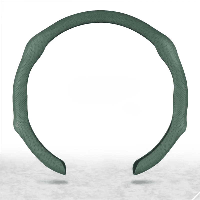 LuxeGrip™ Premium Leather Steering Wheel Cover