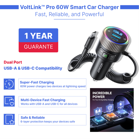 VoltLink™ Pro 60W Smart Car Charger