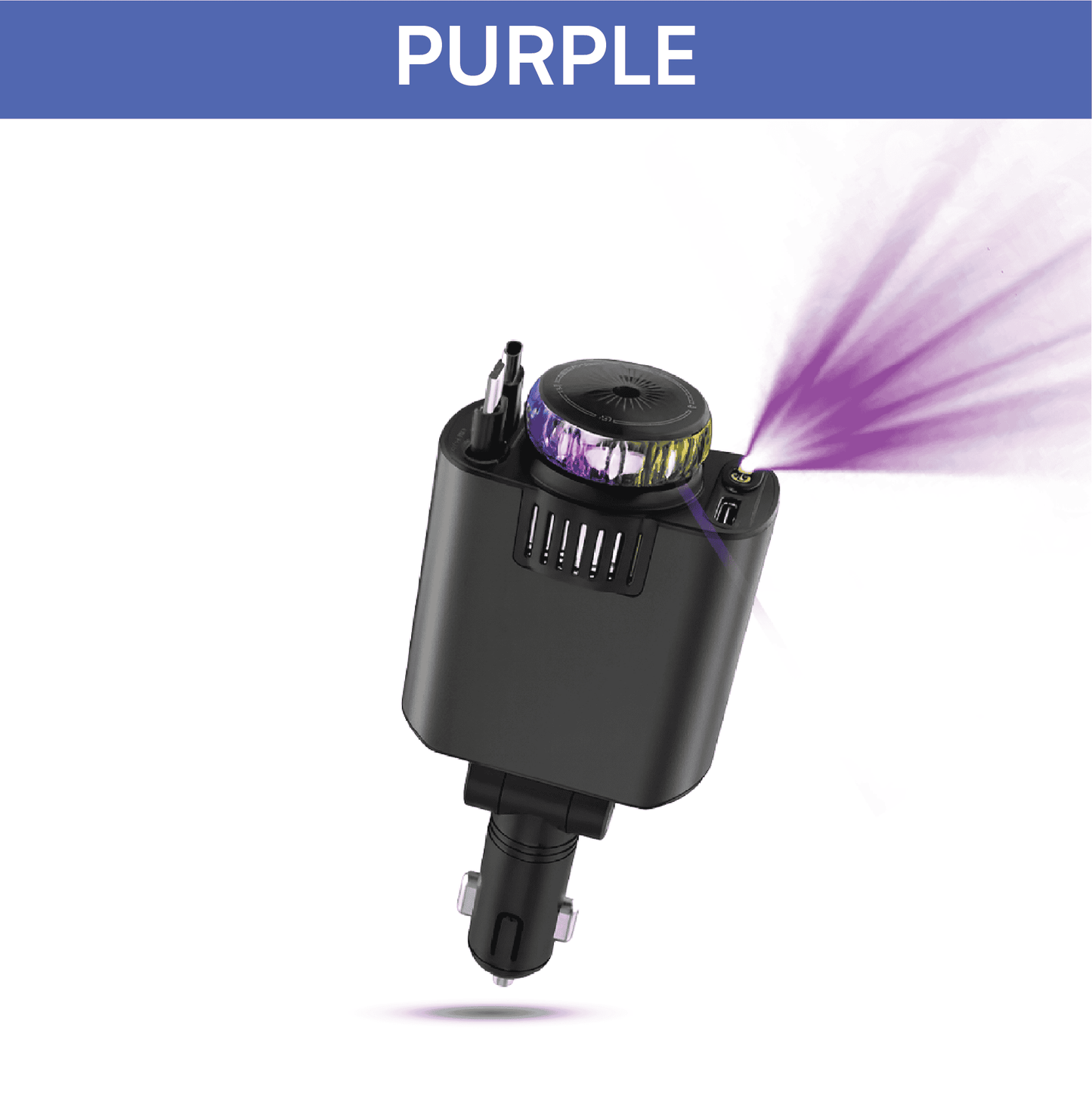 Attivir 45W Car Charger + Starlight Aroma Diffuser