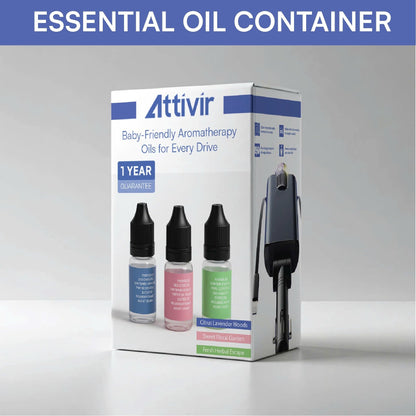 Attivir 45W Car Charger + Starlight Aroma Diffuser